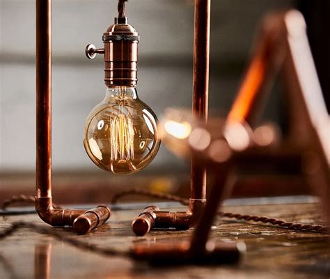 metal fabrication lamp|DIY Custom Copper Lamp Workshop .